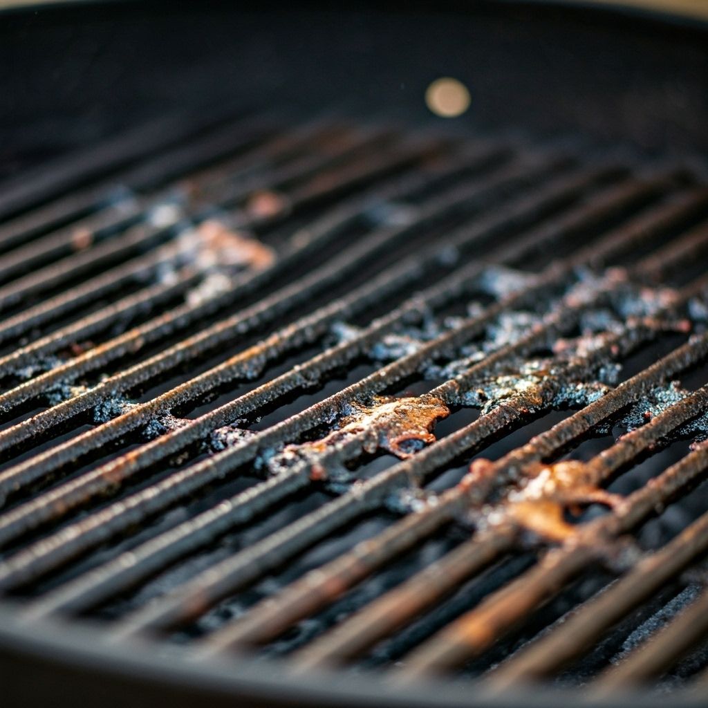 Before cleaning - Complete Grill Restoration
